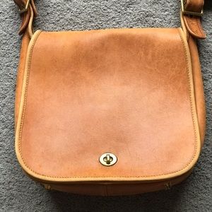 Vintage Coach NYC 9525 Stewardess Shoulder Bag